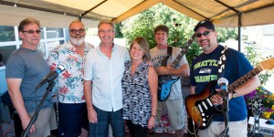 Mick Hart and the Classic Vinyl Band is (from left to right): Gordon Chamberlain, John Godfrey, Mick Hart, Jane Van Camp, Ken Van Camp and Frank Wilson. Photo credit: Photos by John O’Leary.