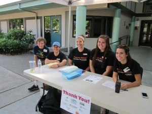 Volunteers pitched in to serve over 250 students from the Tumwater School District.