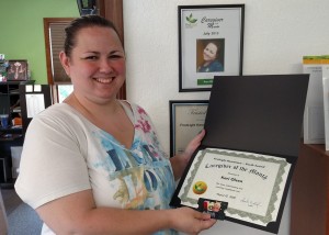 FirstLight Caregiver of the Month Kari Olsen.