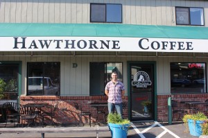 Andy Cronin named Hawthorne Coffee after the street in Olympia where he first began to roast his own beans.