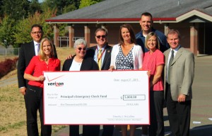 OSDEF thanks Verizon for their generous donation to the Principal's Checkbook Fund.