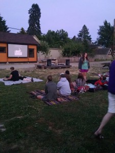 olympia outdoor movie