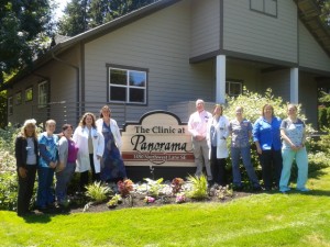 he staff of the Providence Clinic at Panorama: Rita Miller, Supervisor, Jennifer Hooper, LPN, Tessa Collins CMA, Dr. Kimberly Elliott, Dr. Ana Mihalcea, Dr. Gordon Rennie, Alison Meyer, ARNP, Amber Hughes CMA, Laura Collier, RN, Crystal Campbell, LPN. Missing: Desi Whalen LPN, Christine Hanson CMA, Scott Archer, ARNP