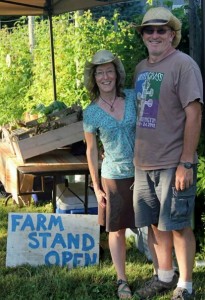 For TJ and Stephanie Johnson, Urban Futures Farm is a labor of love. Photo credit: Anne Fritzel