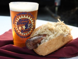 Craft beer paired alongside one of Chef Ricardo's gourmet brats sounds like the perfect way to celebrate the end of summer. Photo Credit: Jeffery Ott.