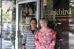 Blackbird owners Lela Cross and Sandy Hall are excited to bring a little bit of the spirit of their swanky bar to the goods in their new shop down the street.