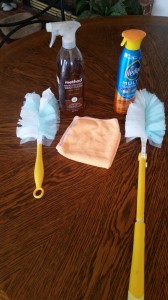 Maid Perfect's tools of the trade to keep your house dust free.