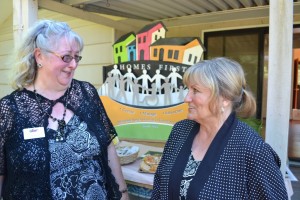 Trudy Soucoup (left) with Washington's First Lady, Trudi Inslee, (right) who will be the keynote speaker at Homes First!'s 2nd annual breakfast on Wednesday, September 16.