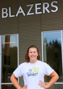 Hannah Barker is looking forward to a strong second season swimming for the Blazers.