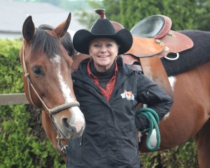 Cheryl Corrigan is a certified P.A.T.H. (Professional Association of Therapeutic Horsemanship) trainer and the Herd Manager for Rainier Therapeutic Riding. 