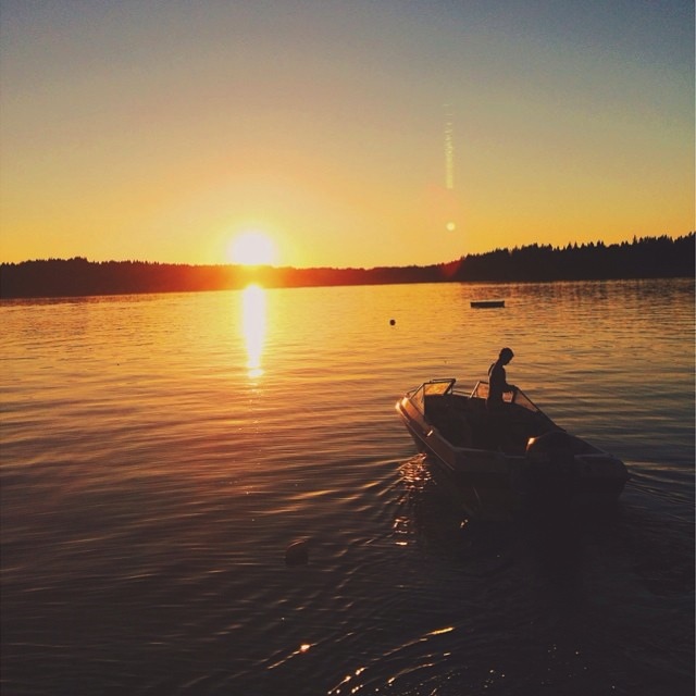 sunset boat scenic sunset viewing