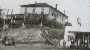 Filling Station Espresso began as an actually gas station (on the right in this image) early in the 1900's.  Photo courtesy: Filling Station Espresso.