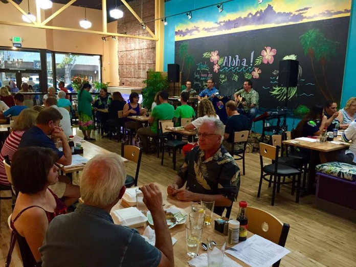 Lanai Cafe--Guava Jam entertains lanai cafe