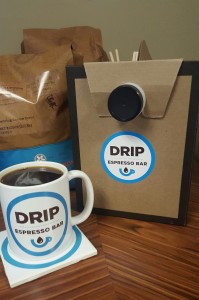 Drip Espresso Bar's coffee carafe provides enough for 10-12 people, including all the extras.