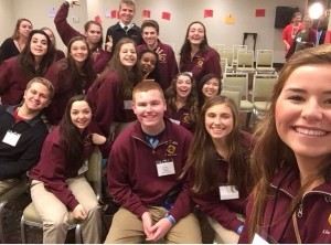 Capital High School's DECA students enjoy a seminar at the Fall Leadership Conference held every year in Seattle.