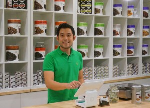 James Change is proud of the one-year anniversary of Shen Zen Tea Shop in the Capital Mall in Olympia.