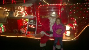 santa firetruck