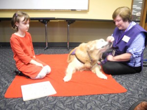 dog reading