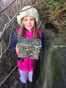 Geocaching is a great family activity, anytime of the year.