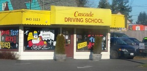 Cascade Driving School is a popular choice for many local high school students looking to take driver's ed. 