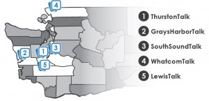 Community Social Network - Washington State Map
