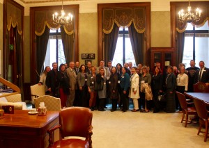 Thurston Realtor group during their visit to the Secretary of State’s office. Photo credit: Bobbi Kelly