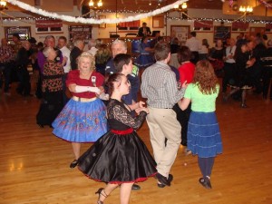 Square dancing is not only fun, but a great form of exercise.
