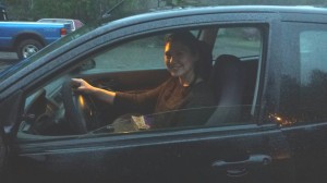 Julianna Yakovac is headed to her night class at South Puget Sound Community College.