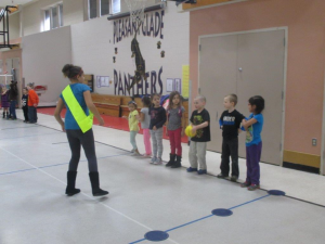 Fourth and fifth grade students at Pleasant Glade Elementary School participate in leadership, acting as mentors for younger students.