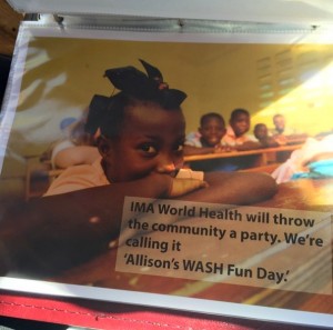 As part of her wish, IMA World Health and TOMS put together an album sharing the impact of Allison's generous choice in Haiti.