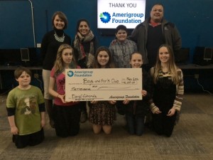 Boys & Girls Clubs of Thurston County received two $5,000 Focus Grants to improve the health and wellbeing of Thurston County area youth, thanks to Amerigroup Foundation.