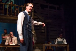 Aaron Lamb, seen here in the role of Atticus Finch in Harlequin's 2015 smash hit To Kill a Mockingbird, crafted the modern adaptation of Hedda Gabler for Harlequin Productions.