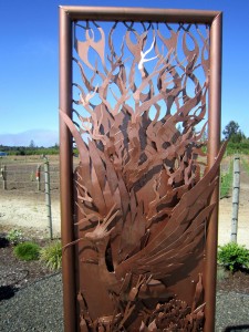 Westport Winery sculpture