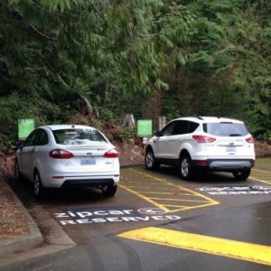 Zipcar is available 24 hours a day, 7 days a week on The Evergreen State College campus.