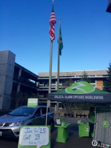 Zipcar launched at The Evergreen State College on March 28, 2016.