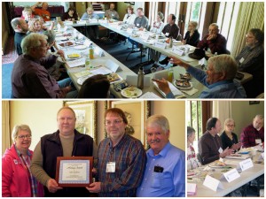 John Freedman, was honored on April 16 during the Local Historian’s Conference at Tumwater’s historic Schmidt House.