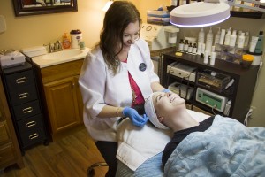 Wendy Christman works together with clients to help correct skin imbalances and create healthy faces.