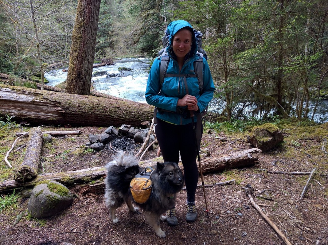 backpacking with dog