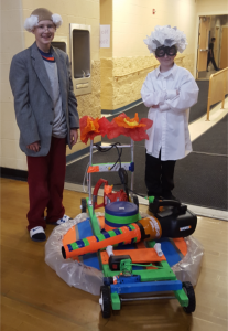 Rochester Middle School students Austin Sheldon and Hayden Williams, known as the Fender Benders, built a hovercraft and placed 3rd in the state.