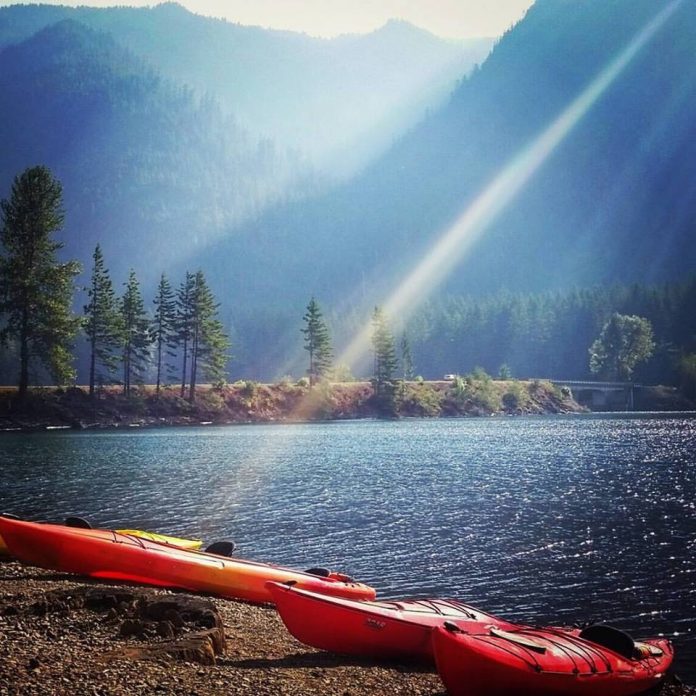 kayak lake cushman
