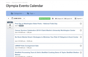 The Event Calendar on ThurstonTalk.com is consistently one of the most read page daily.