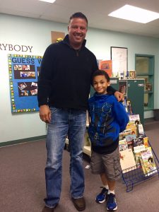 Tom and Sean have created a bond of support while 10-year-old Sean's father is deployed.