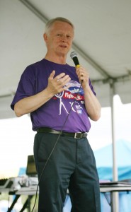 Former Secretary of State Sam Reed is heavily involved with Relay for Life, assisting with fundraising throughout the state.