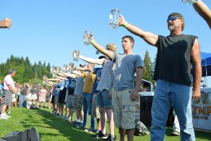 Do you have what it takes to win the stein-holding contest? Photo courtesy: City of Tumwater