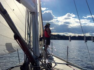 sailing race female crew