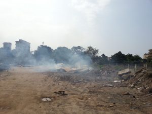 This is what construction debris disposal looks like in Ranil Dhammapala's hometown of Colombo, Sri Lanka. Photo courtesy: Ranil Dhammapala.
