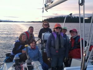 sailing race female crew