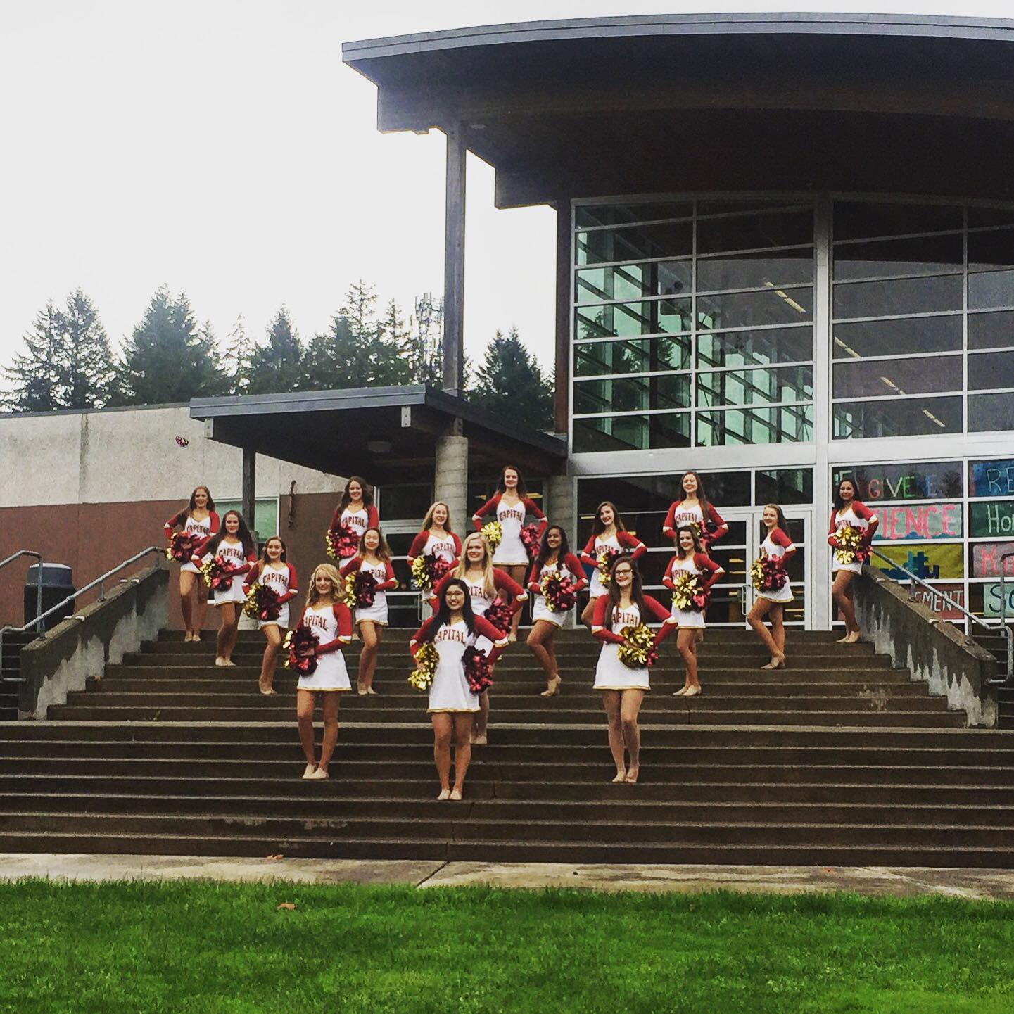 Capital High School Jr. Cougarettes Dance Clinic ThurstonTalk