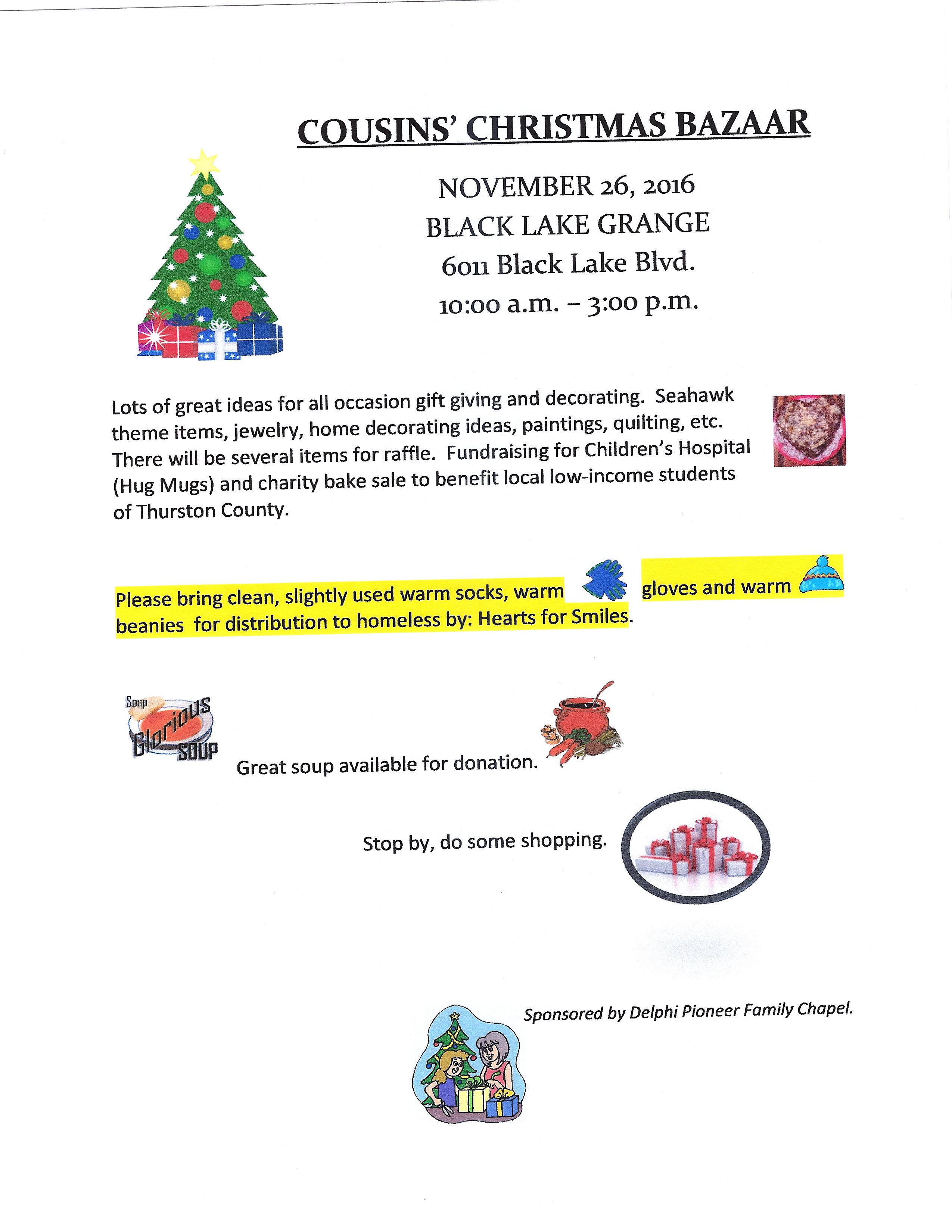 Cousins Christmas Bazaar Thurstontalk