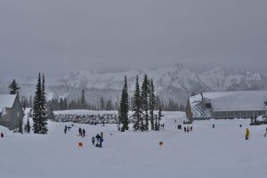 mount rainier sledding